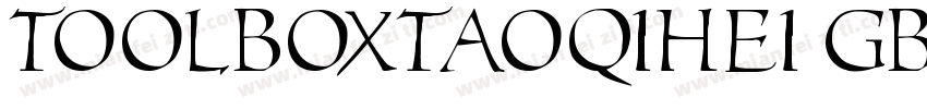 toolboxTaoQiHei GB字体转换